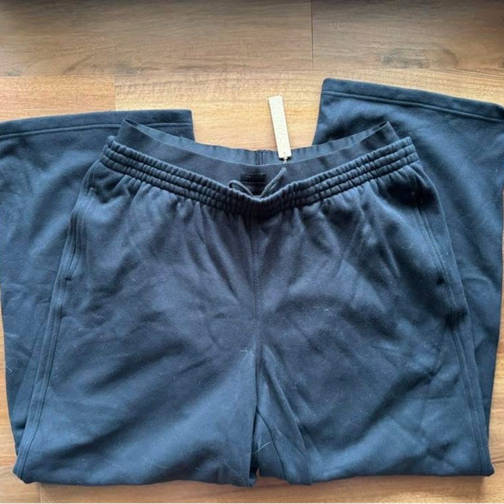 SKIMS Black Wide Leg Pants